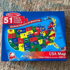 USA map - large floor puzzle